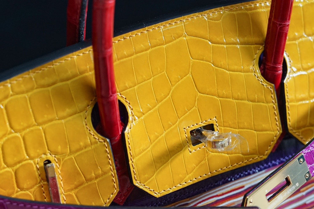 Hermes Niloticus Crocodile  Vibrato Leather BIRKIN 30CM Multiple color II