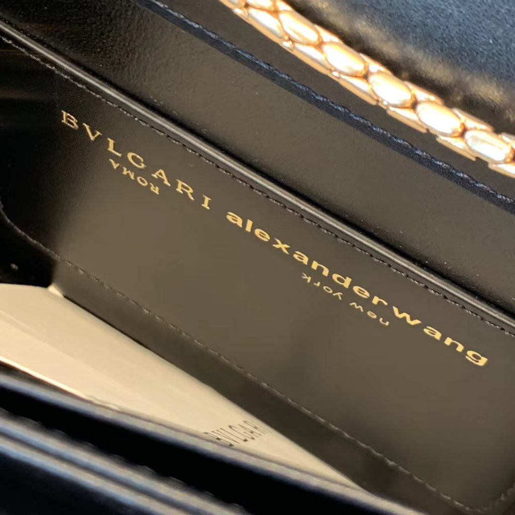 ALEXANDER WANG X BVLGARI LIMITED EDITION CROSSBODY BAG BLACK