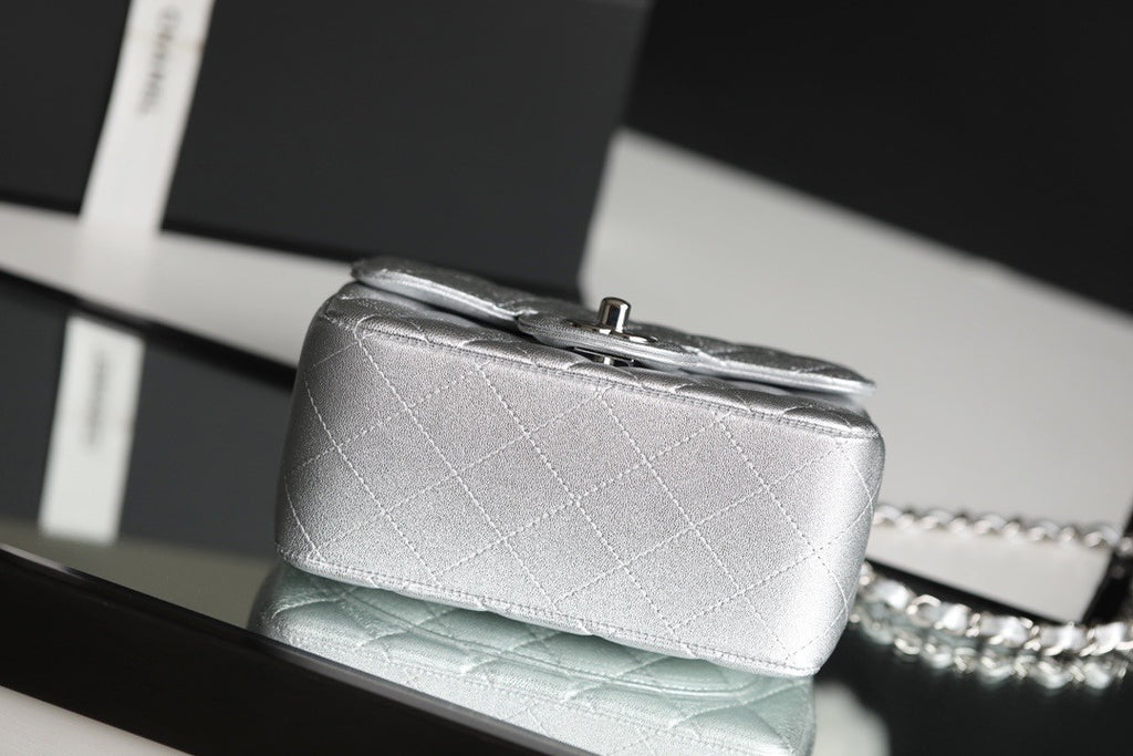 Chanel Metallic Lambskin mini flap bag