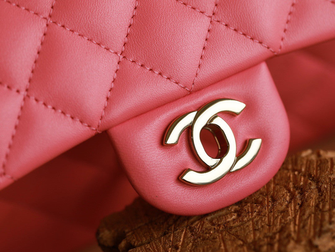 Chanel Fall-Winter 2022/23 Pre-Collection Pink MINI FLAP BAG WITH TOP HANDLE