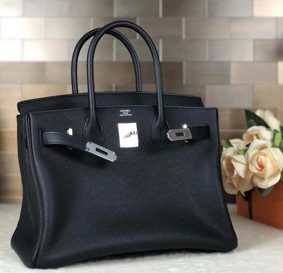 Hermes Graphite Birkin 25cm Epsom Palladium Hardware