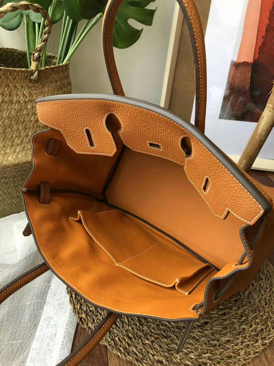 HERMES Gold Togo HAC Birkin 32 Limited Edition for Dog's Year 2018