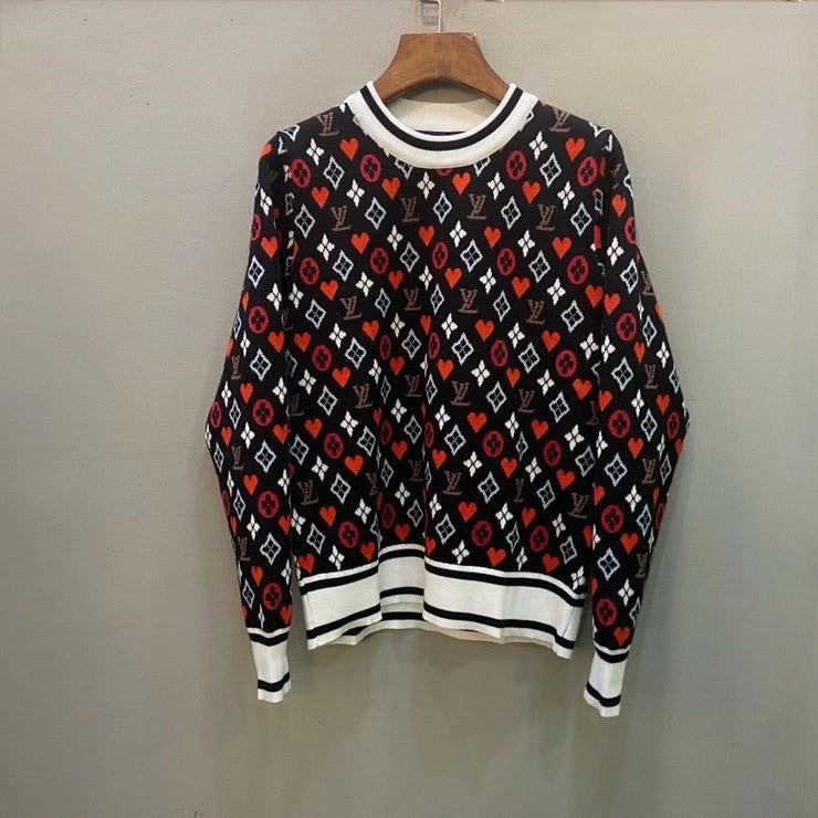 Louis Vuitton 1A8M31  GAME ON STRIPED HEM JACQUARD KNIT PULLOVER