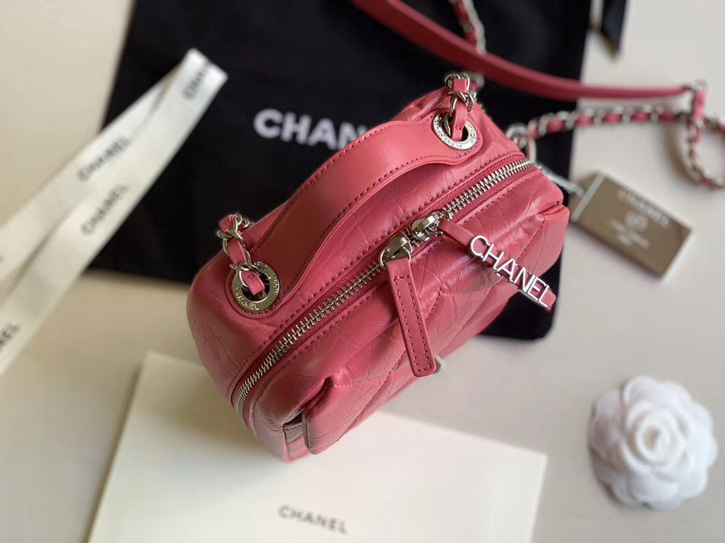 Chanel Camera case AS1323 Pink