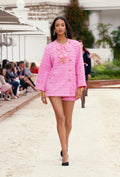 Chanel JACKET DARK PINK Cotton Tweed JACKET