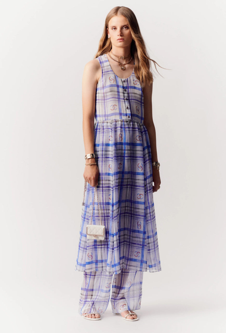 Chanel Spring-Summer 2023 Printed Silk Muslin