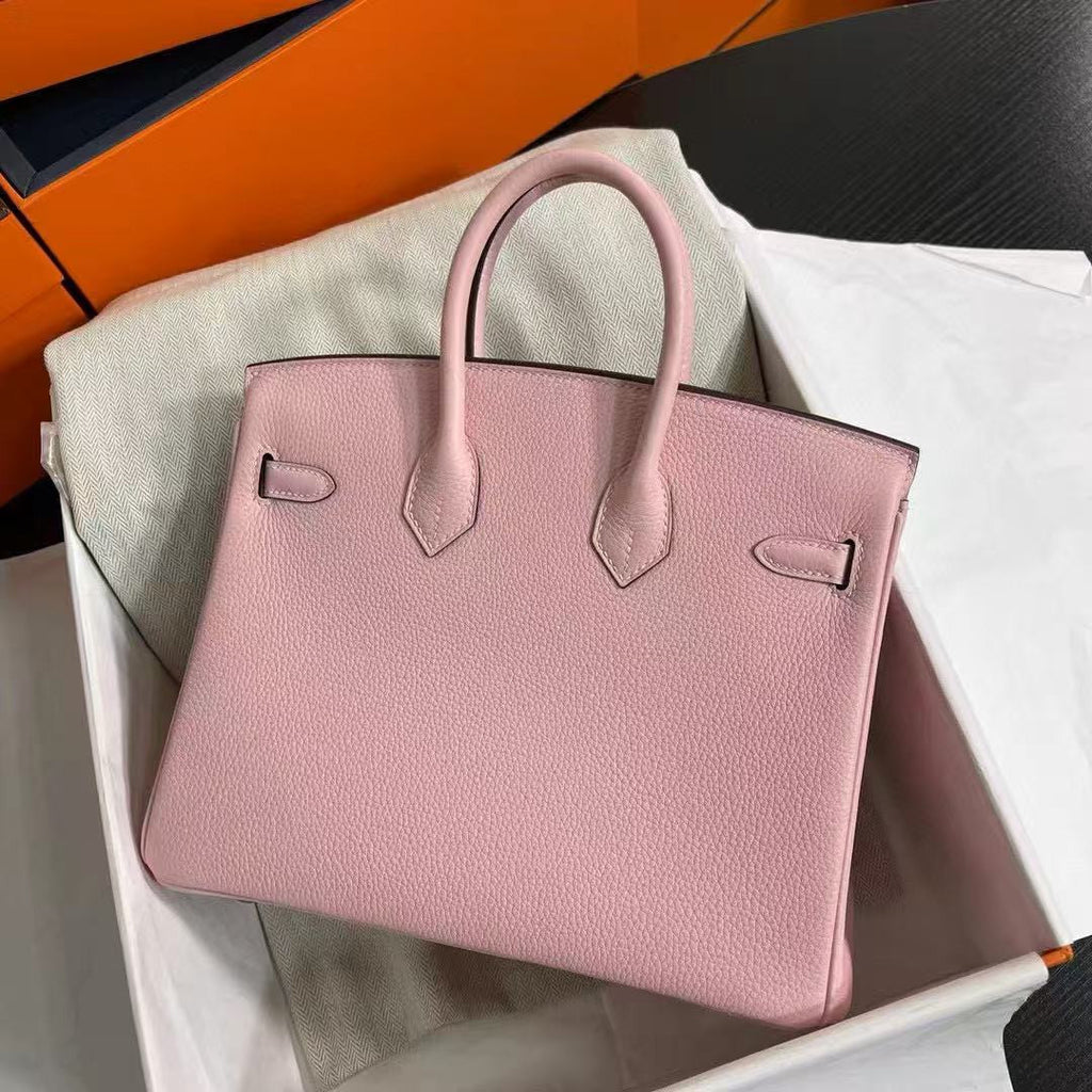 Hermes Sakura Pink Birkin 25 cm Togo Palladium Hardware