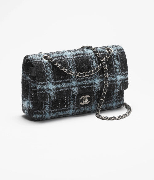 CHANEL FALL-WINTER 2024/25   CLASSIC 11.12 HANDBAG   Wool Tweed