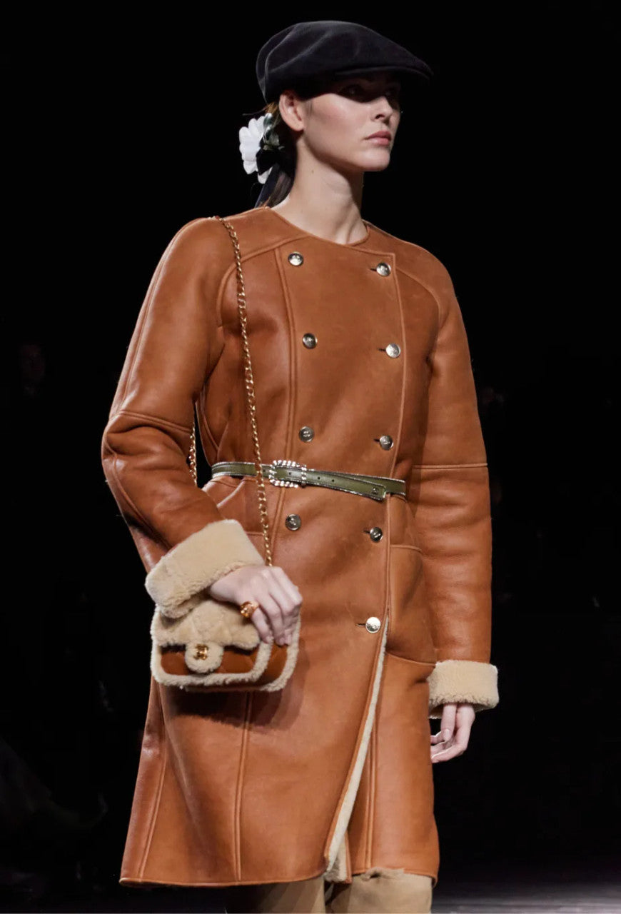 Chanel Small Shearling Lambskin FLAP BAG