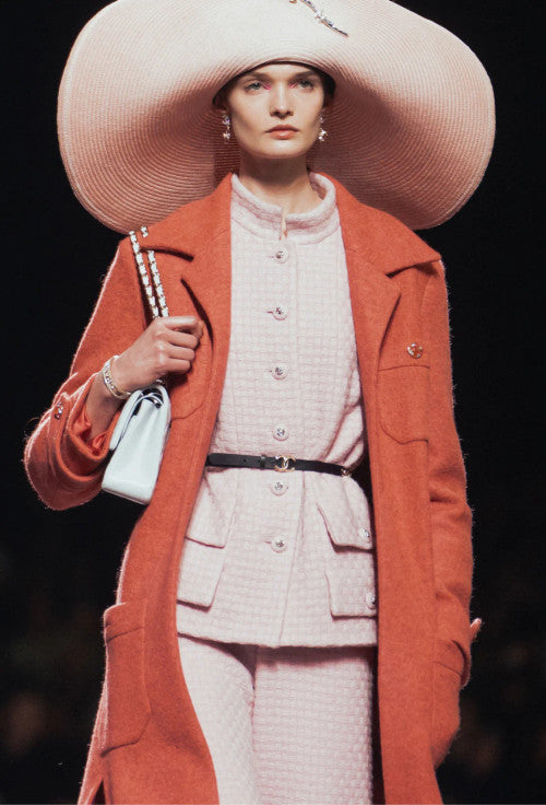 CHANEL FALL-WINTER 2024/25   JACKET   Wool Tweed  Light Pink Chanel