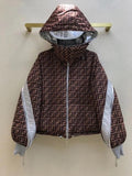 Fendi Doble-Sided JACKET Black nylon down jacket