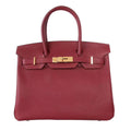 Hermès Bordeaux Birkin 30 cm Togo Leather Gold Hardware