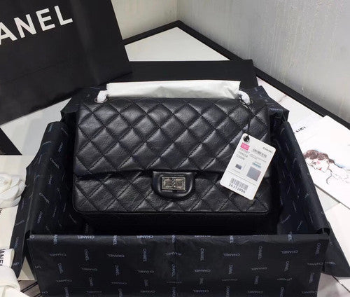 Chanel Large Aged Calfskin  2.55 Handbag SHW