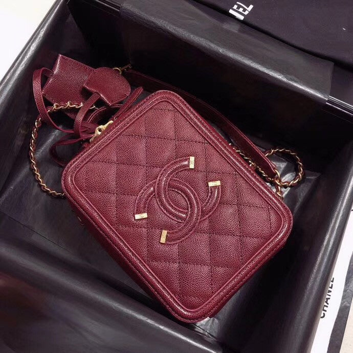 Chanel Vanity Case AS0988 Bordeaux