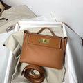 Hermès Mini 24/24 – 21 Bag Gold Evercolor/Swift leather