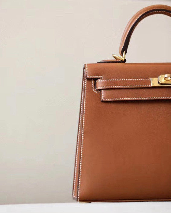 Hermès Barenia Gold  Kelly 25 Gold Hardware