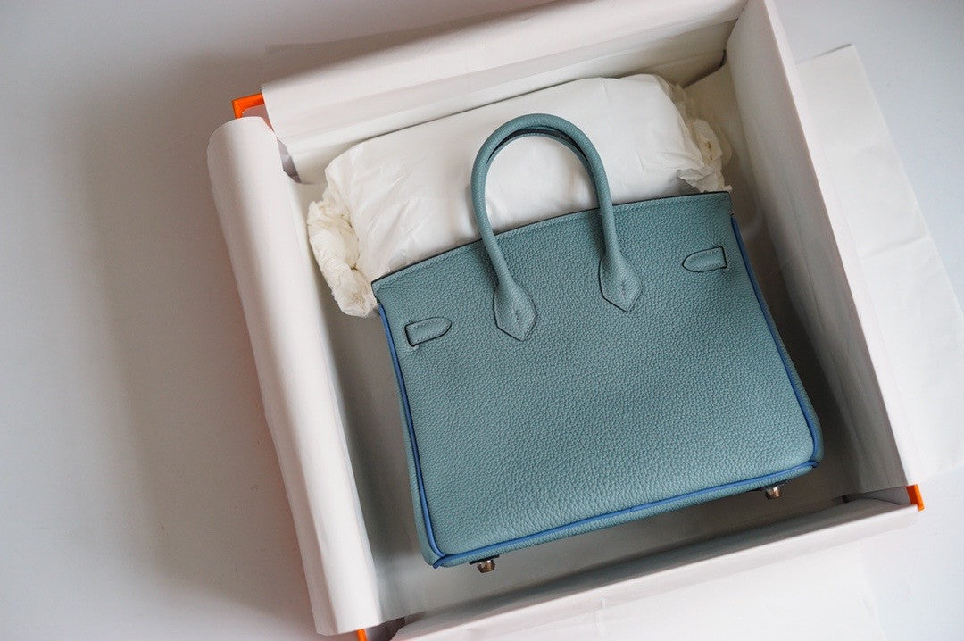 [Exclusive] Hermes Birkin 25 Bag HSS 7G Ciel Multi Colour Fringe Limited Edition