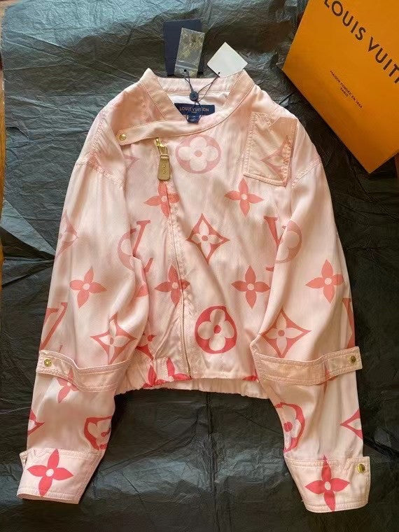 Louis Vuitton 1A8RC3  GRAPEFRUIT GRADIENT MONOGRAM BOMBER JACKET