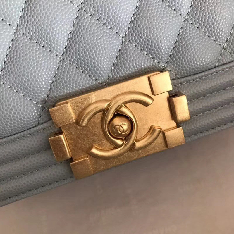 Chanel Small BOY CHANEL Handbag Light Blue