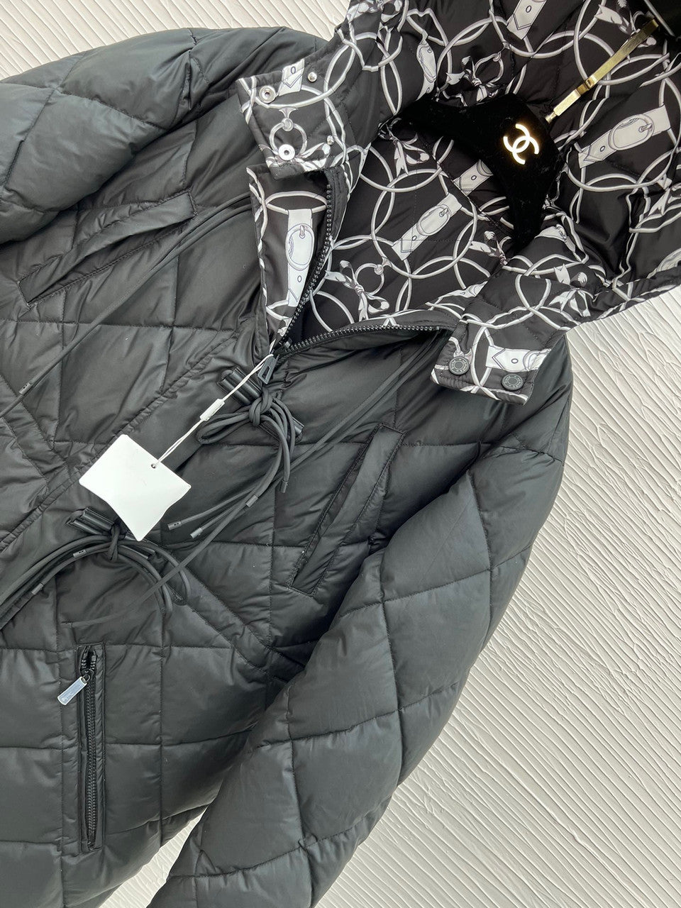 Hermes "Promenade du Matin" reversible puffer coat