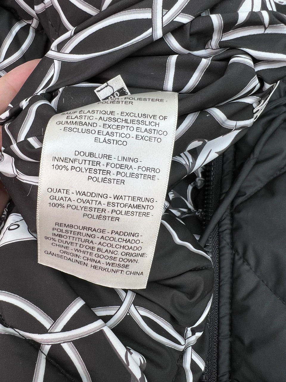 Hermes "Promenade du Matin" reversible puffer coat