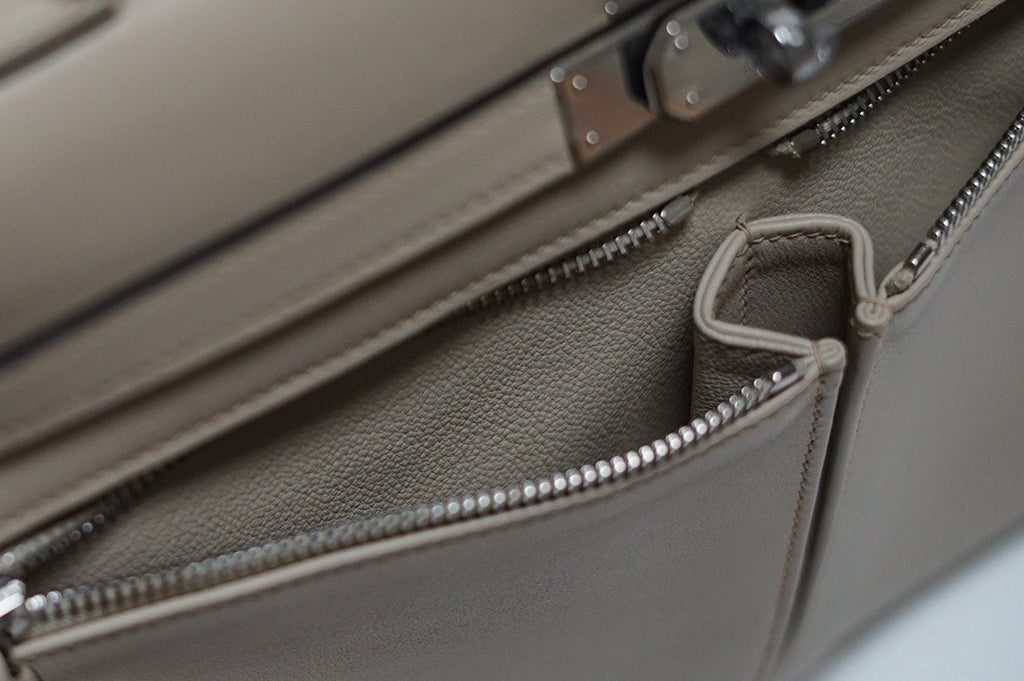 Hermes Kelly Lakis 35 Bag Beige