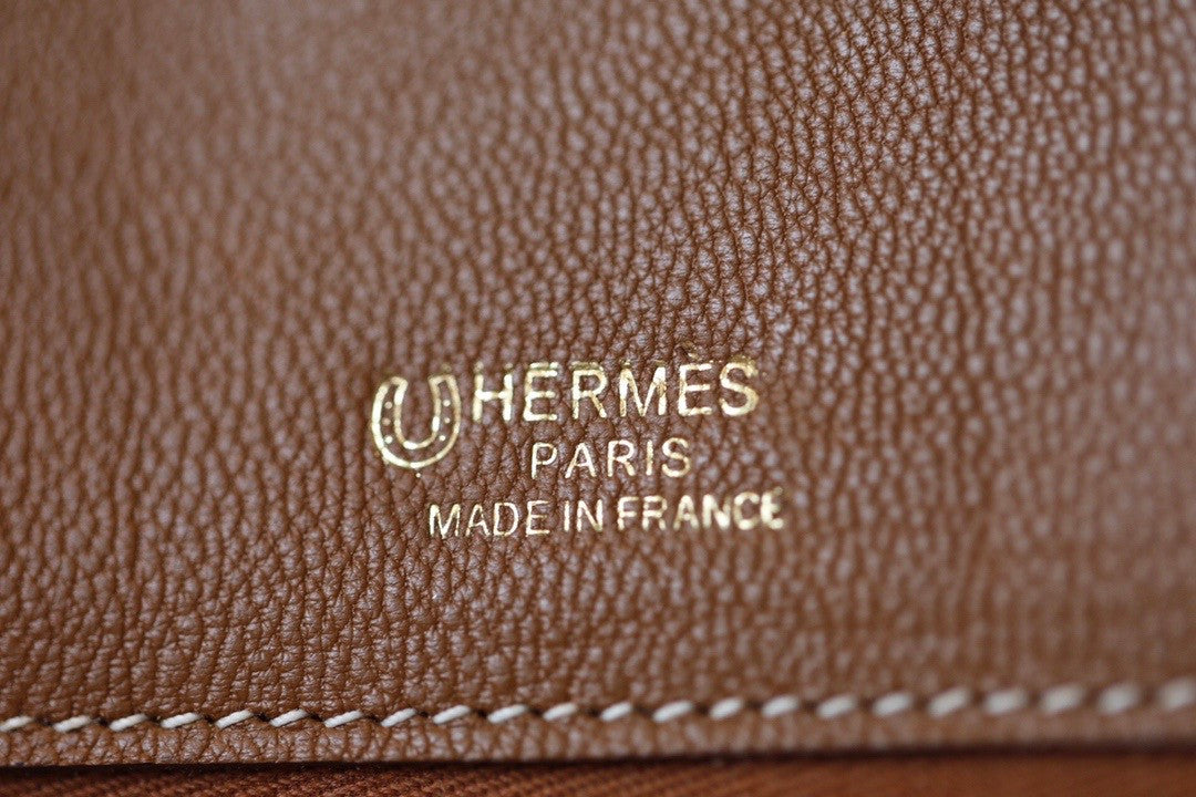Hermes Birkin 35 Flag Bag Tan BlueToile Limited Edition