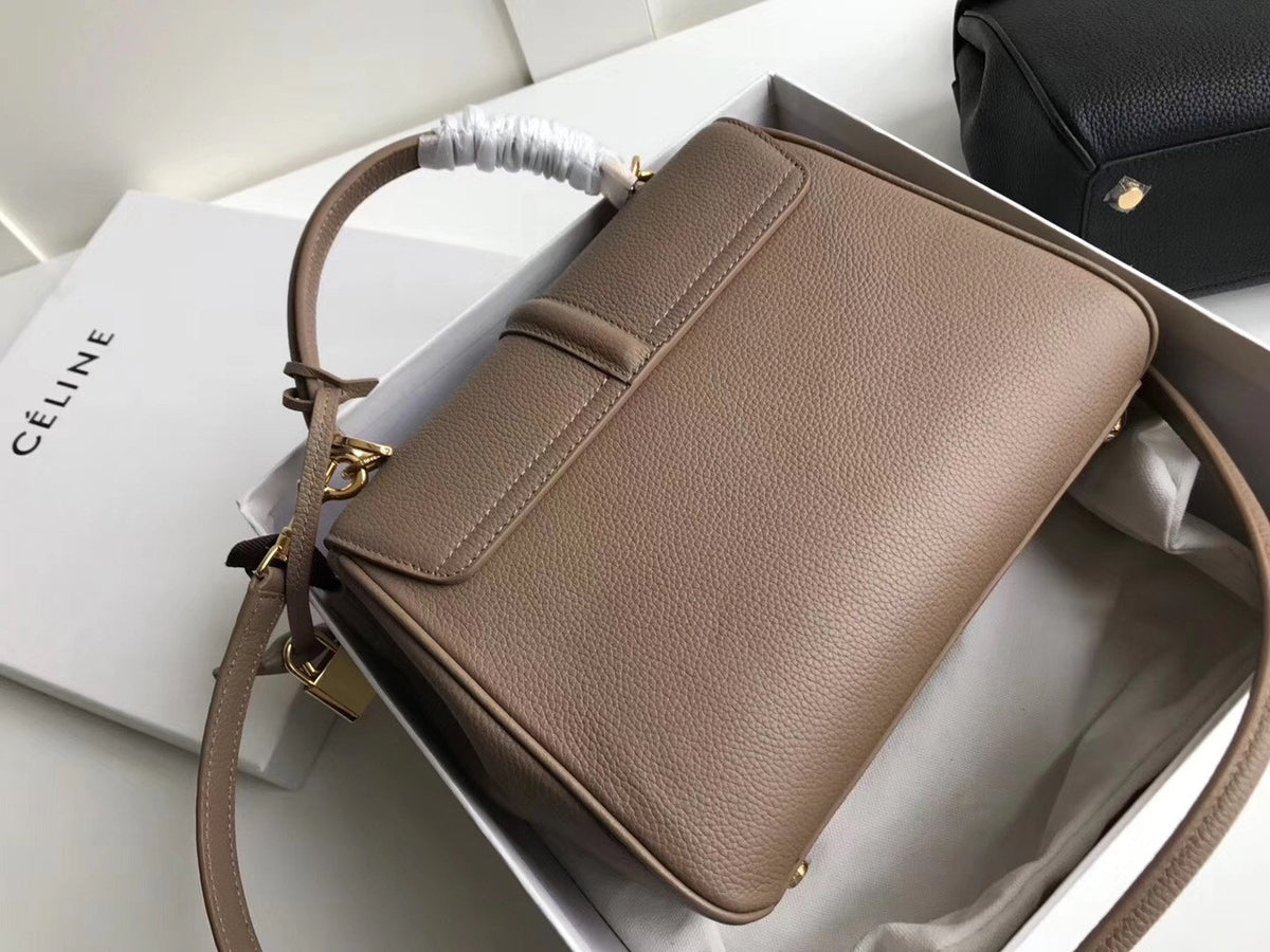 Celine SMALL 16 BAG IN SATINATED CALFSKIN NUDE