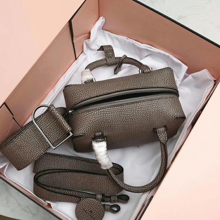 Delvaux Limited Edition Cool Box Mini Studs Brown