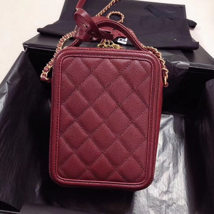 Chanel Vanity Case AS0988 Bordeaux