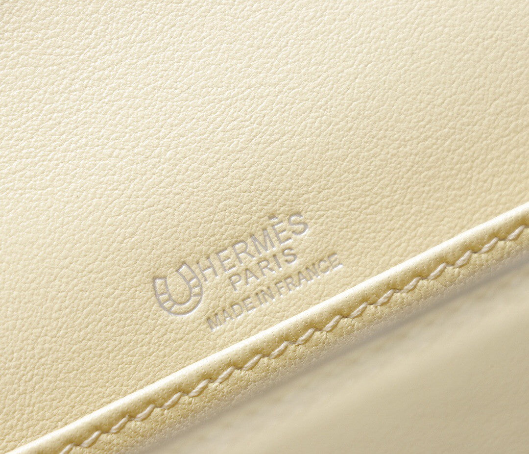 Hermes Special Order Canvas/Swift  Roulis Bag