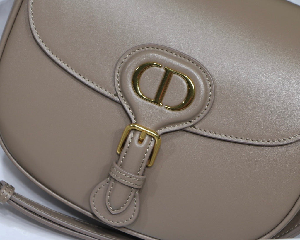 Christian Dior MEDIUM DIOR BOBBY BAG Warm Taupe Grained Calfskin