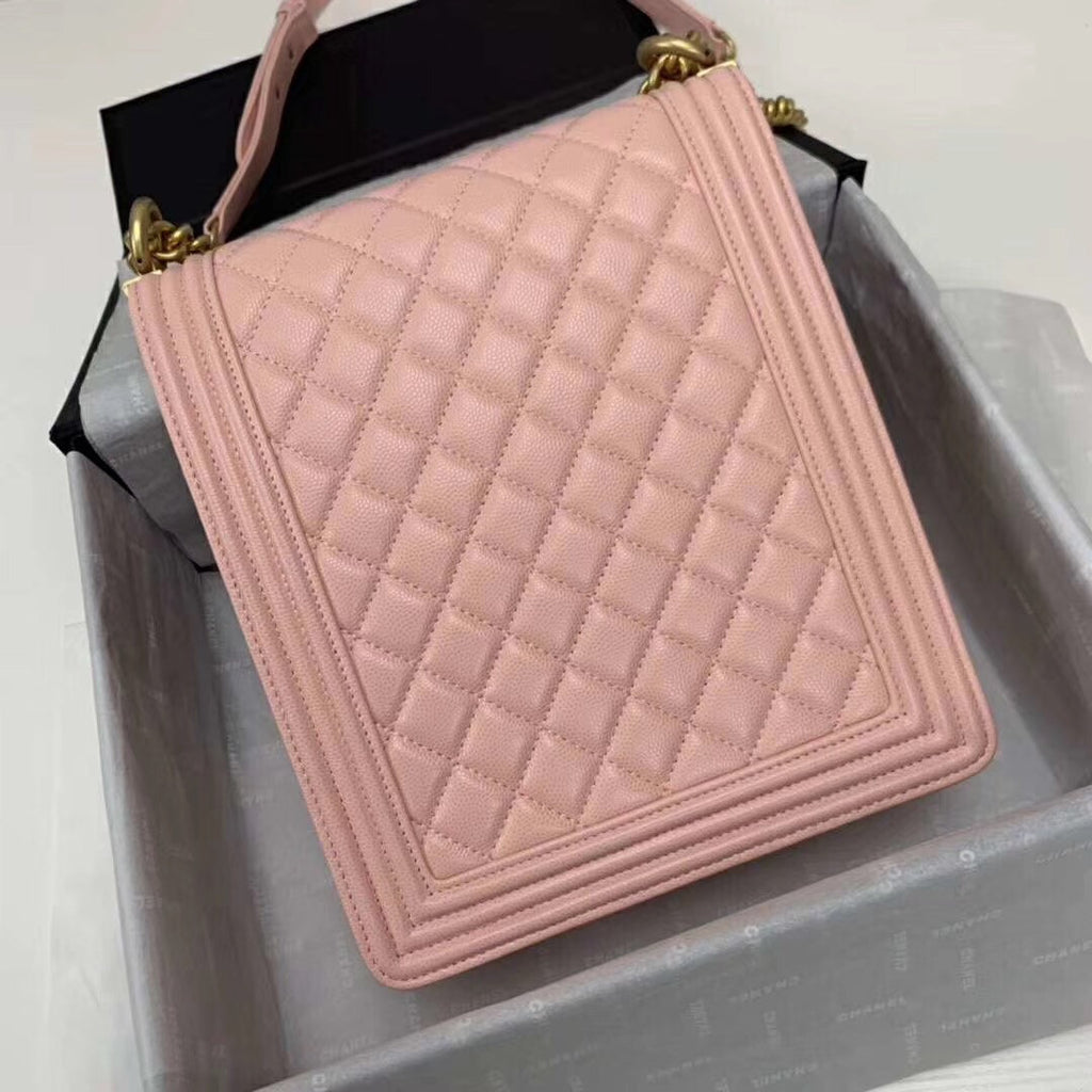 Chanel Large BOY CHANEL Handbag AS0132 Pink