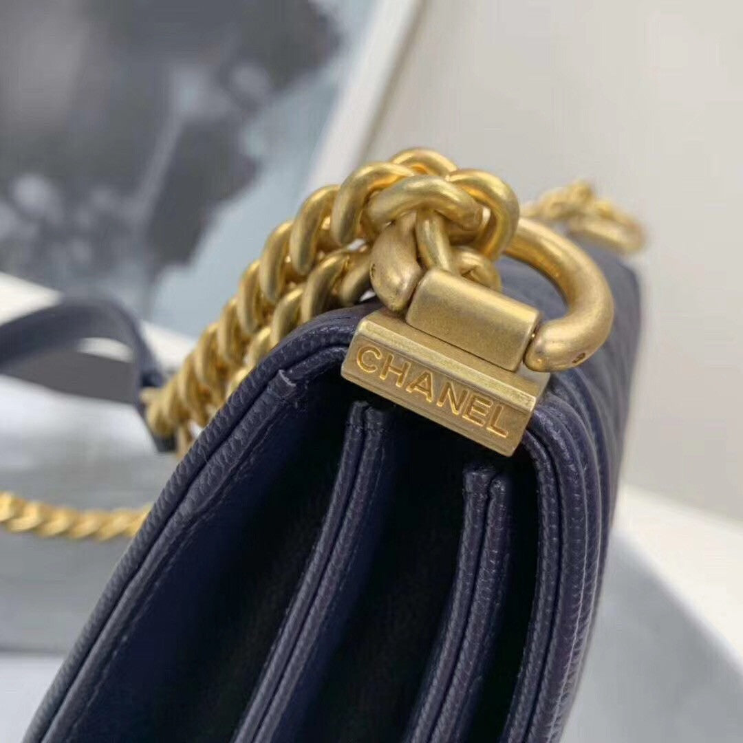 Chanel Large BOY CHANEL Handbag AS0132 Black