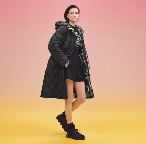 Hermes "Promenade du Matin" reversible puffer coat