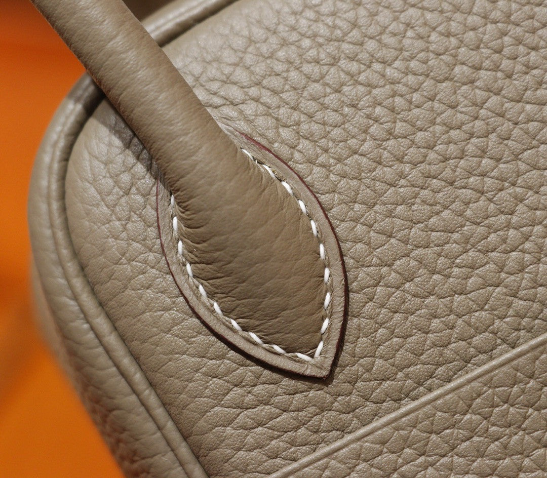 Hermes Mini Lindy 20cm Bag Etopue Togo Leather Gold Hardware
