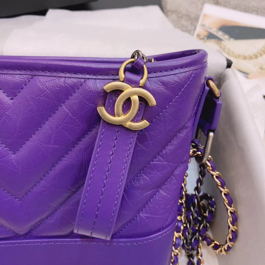 CHANEL'S Purple GABRIELLE Small Hobo Bag