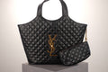 Saint Laurent ICARE MAXI SHOPPING BAG IN QUILTED LAMBSKIN
