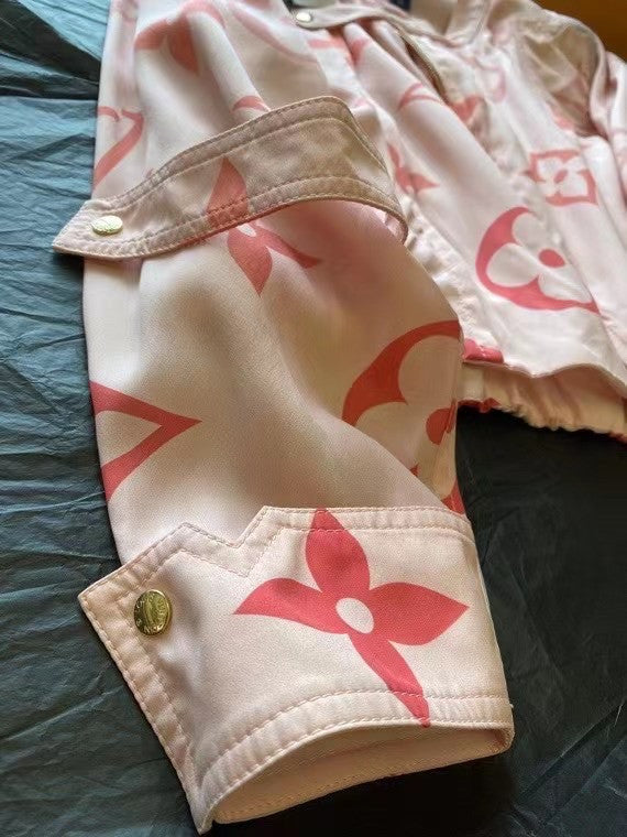 Louis Vuitton 1A8RC3  GRAPEFRUIT GRADIENT MONOGRAM BOMBER JACKET