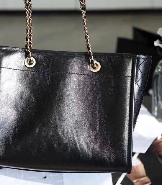 Chanel Shopping Bag with Crystal Pearls, Diamante, Enamel