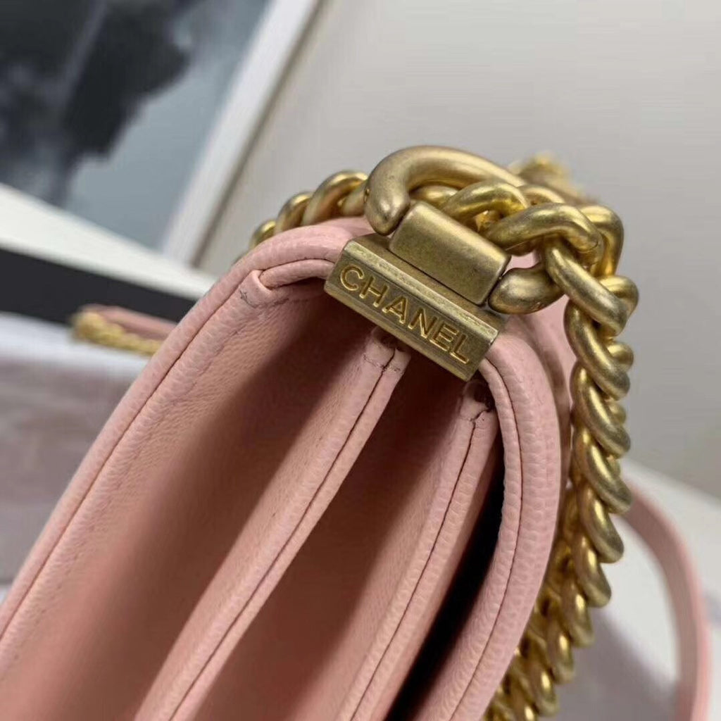 Chanel Large BOY CHANEL Handbag AS0132 Pink