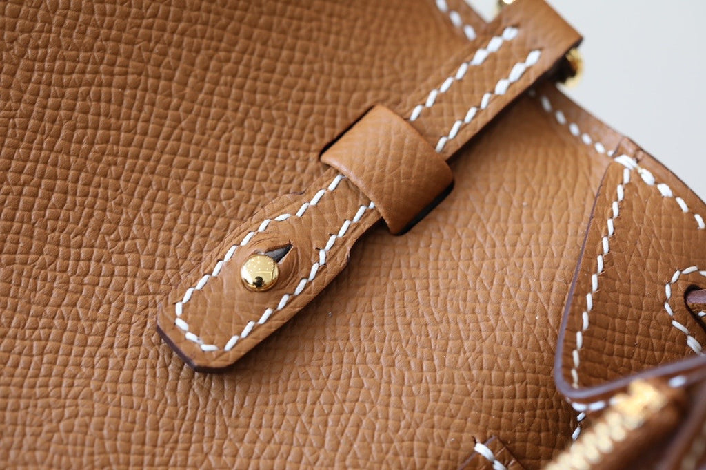 Hermes Kelly Wallet to Go Gold EPSOM GHW