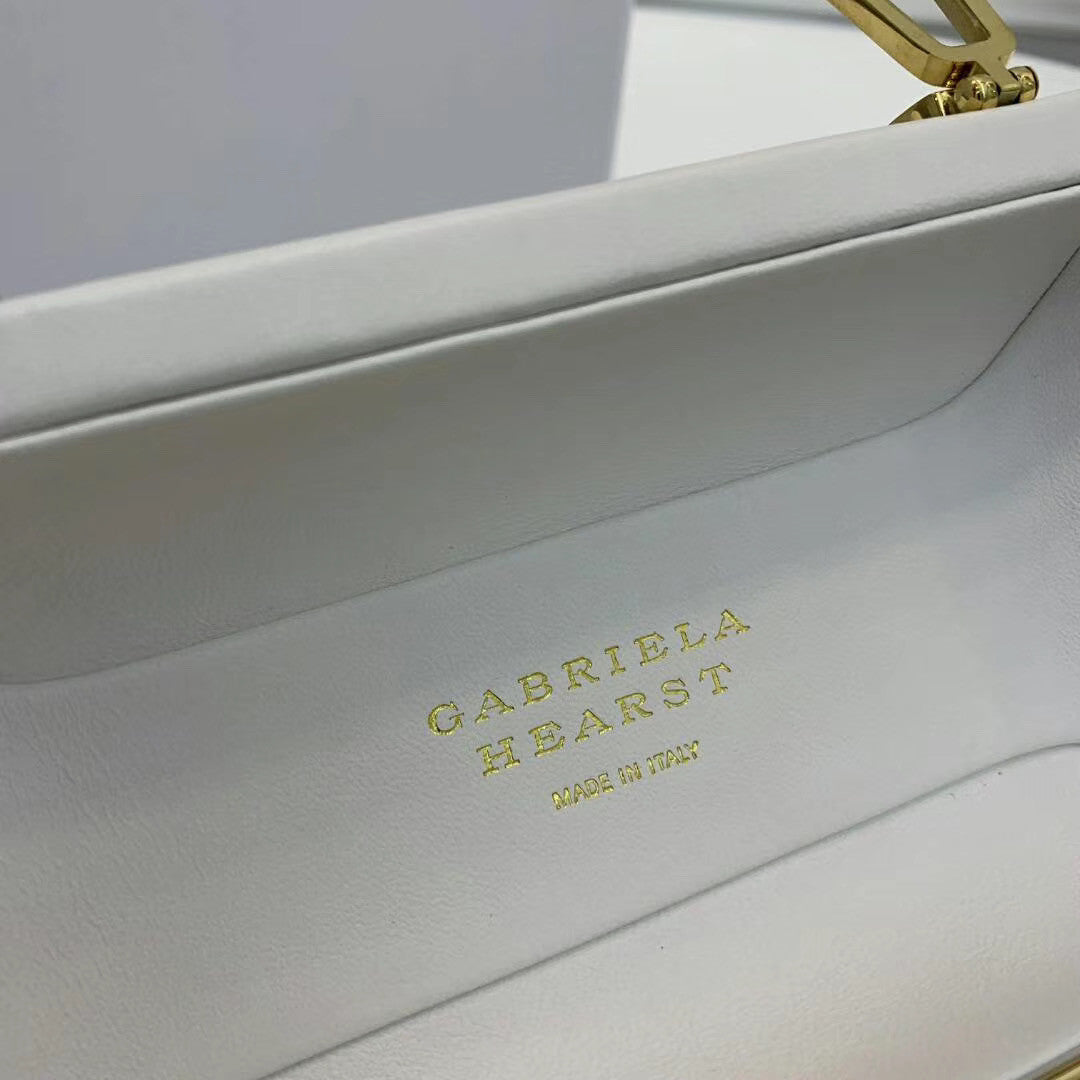 Gabriela Hearst Patsy textured-leather tote White