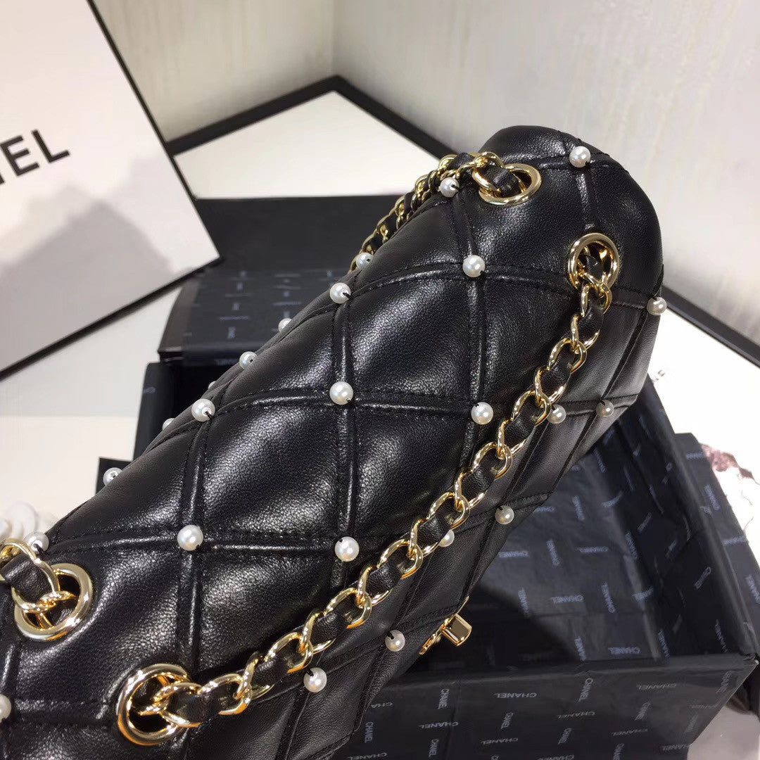 Chanel Pearl Flap Bag AS1202
