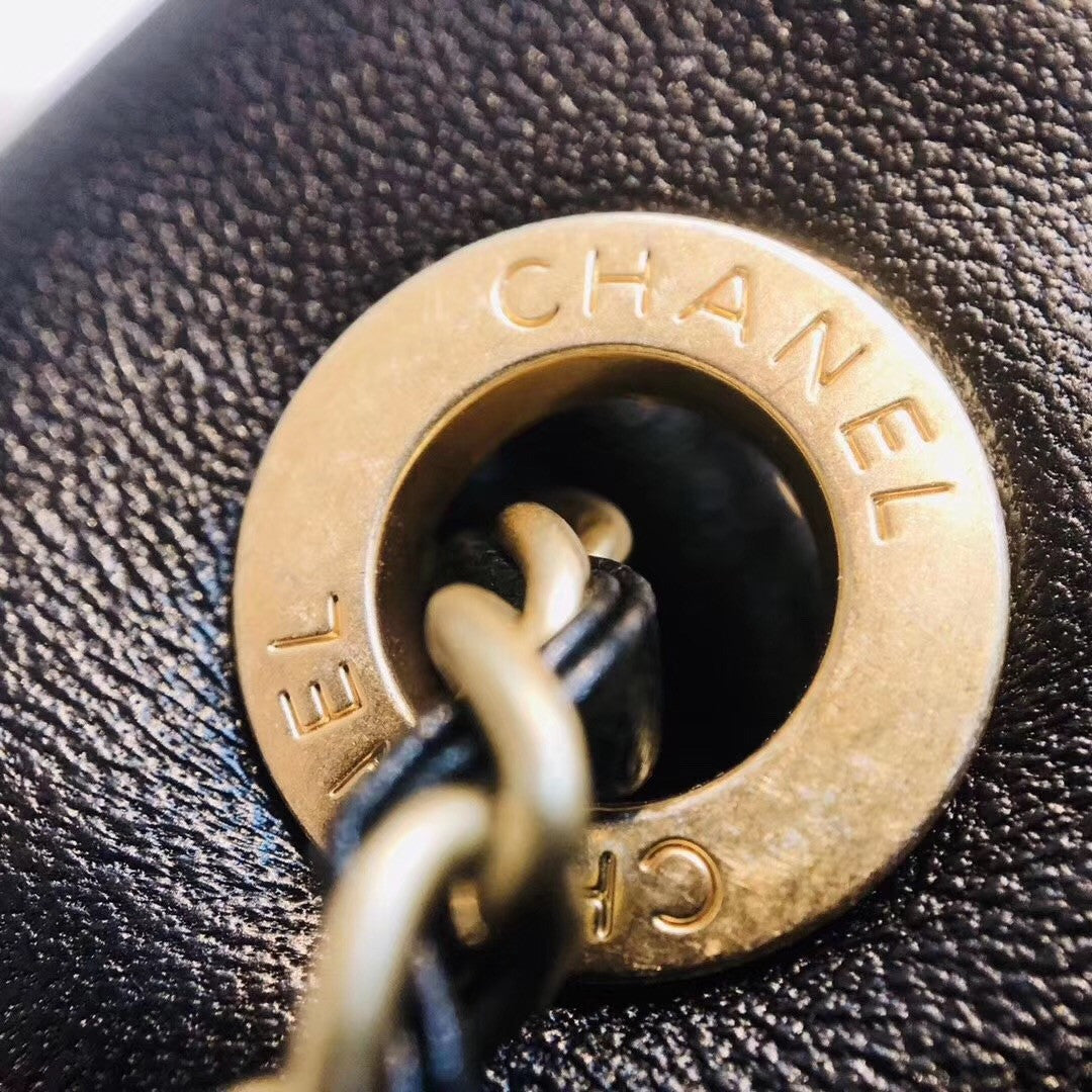 Chanel Drawstring Bag AS373 Black