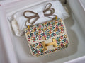 Hermes 2021 Limited Edition Embroidered Constance 18 Epsom Leather Gold Hardware