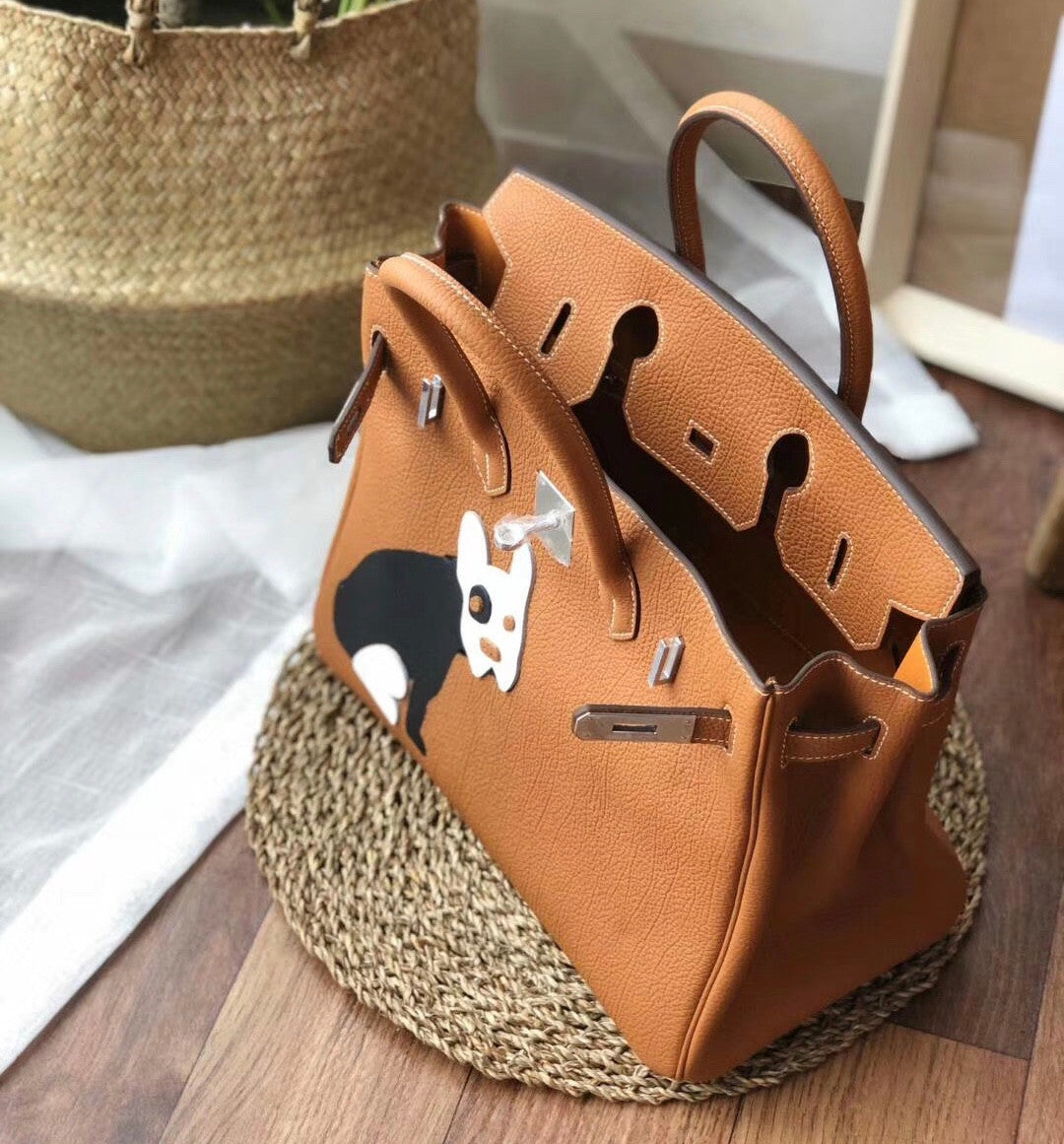 HERMES Gold Togo HAC Birkin 32 Limited Edition for Dog's Year 2018