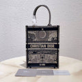 Christian Dior MULTICOLOR TAROT SOLEIL EMBROIDERED VERTICAL DIOR BOOK TOTE 18