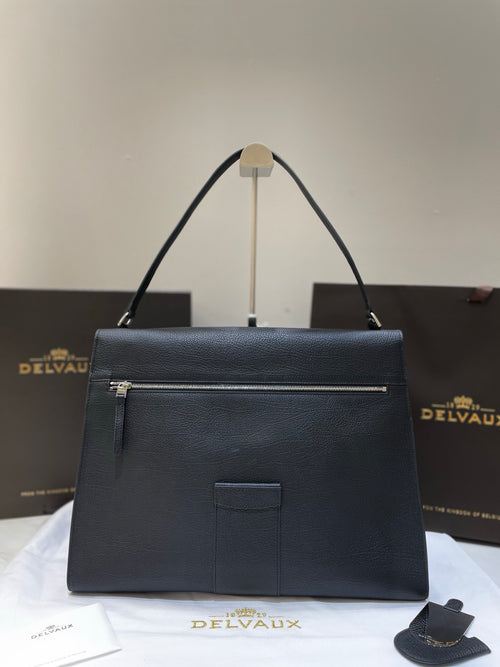 Delvaux Brillant Tempo Large (GM) Black