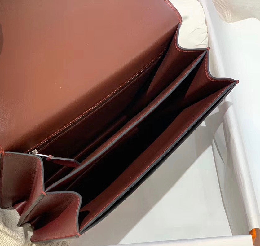 Hermes 2002 Bag 57 BORDEAUX